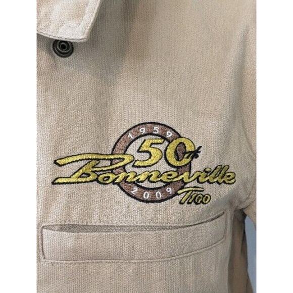 Triumph Motorcycle Jacket Mens Small Bonneville 50th Anniversary T100 1959-2009 - Picture 2 of 16